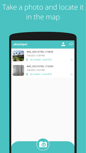 Android application photoSpot screenshort