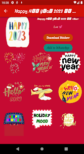 Feliz Año Nuevo Stickers