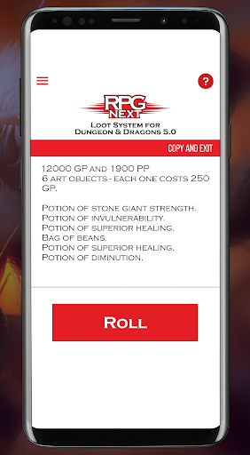 RPG Next DnD Loots Screen 3