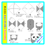 easy origami paper icon