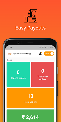 ZipGripGo Delivery Partner Screen 3