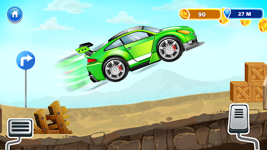 Uphill Races Car Game for kids 3