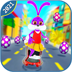 Cover Image of डाउनलोड Easter Bunny Run - New Running Games 2021 1.1 APK