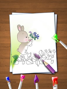 Coloring Book for Kids: Animalのおすすめ画像3