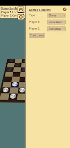 2 Player Checkers Chess