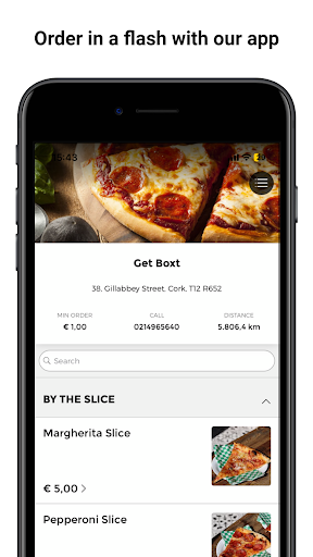 Android application BOXT Pizza screenshort