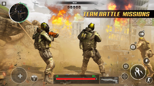 Captura de Pantalla 5 Juego de Guerra en equipo: FPS android