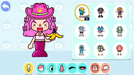 Toca Mermaid Barby Dress Up