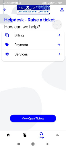Smartnet Customer App Screen 3
