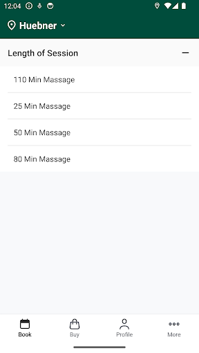 Oak Haven Massage Screen 2