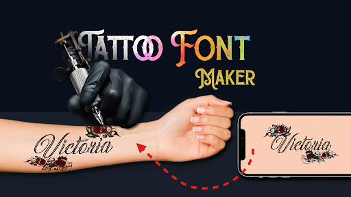 Stylish Fonts Tattoo on Body Screenshot 1 - AppWisp.com