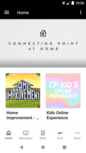 Android application Connecting Point screenshort