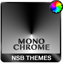 「MonoChrome - Xperiaのためのダークテーマ」のアイコン画像