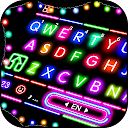 Sparkle Neon Lights Keyboard Theme