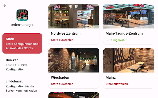 chidoba ordermanager Screen 2