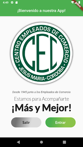 Android application CECJM Carnet Digital screenshort