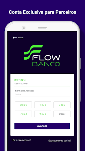 Android application FlowCorporate screenshort