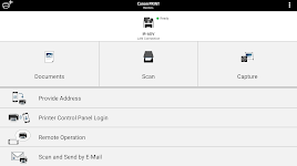 screenshot of Canon PRINT Business