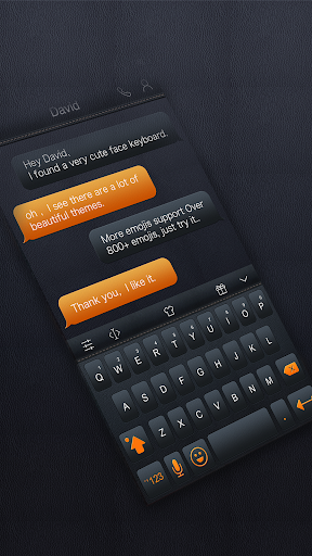 Emoji Keyboard-Leather