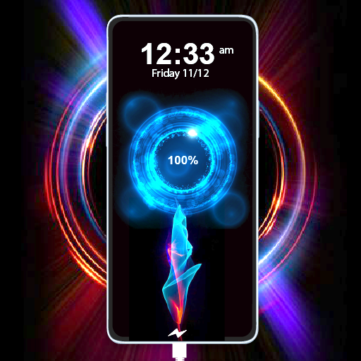 Android application charging animation anime screenshort