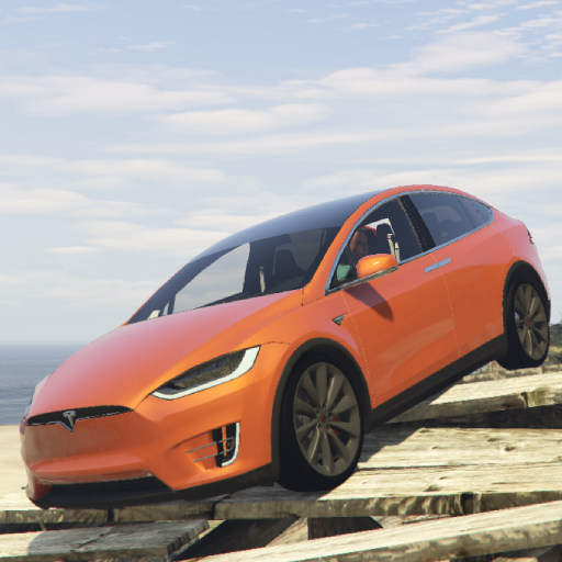 Model X Simulator: Tesla logo