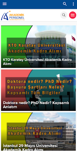 Akademik Personel Screen 2
