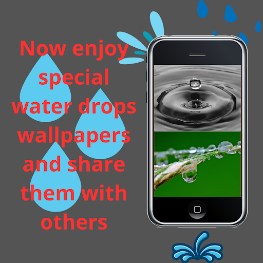 Android application Water droppings wallpapers screenshort
