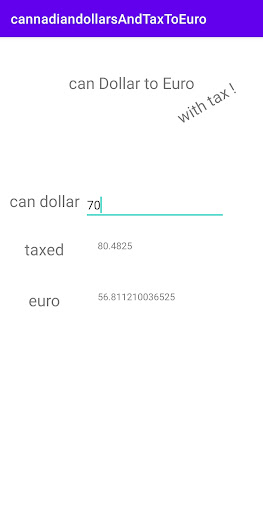 can dollar to Euro With Tax 2