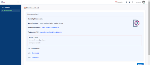 App Builder Toko Online Screen 3