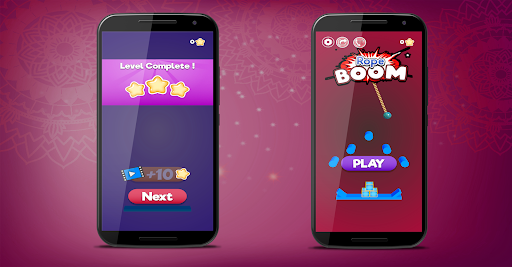 Android application قاطع الحبل لعبة الفيزياء screenshort