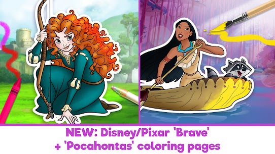 Disney Coloring World – Drawing Games for Kids MOD APK 1
