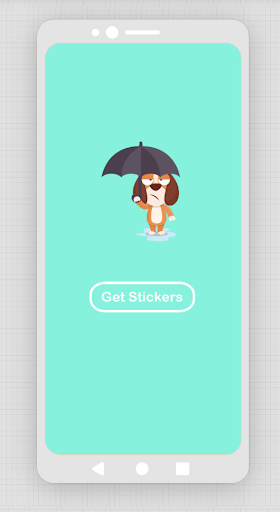 Android application WASticker- Stickers For Beagle screenshort