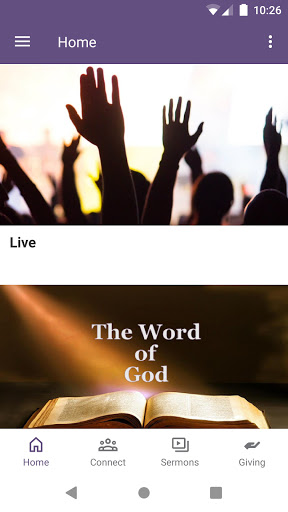 Android application Almont Vineyard Church screenshort