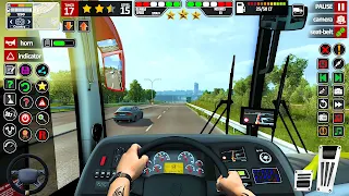 Hill Bus Driving Bus Game 3D - Screenshot 1