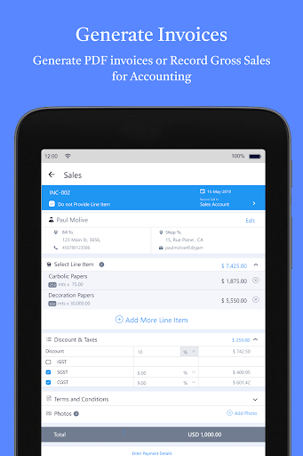 Screenshot of Accounting Bookkeeping