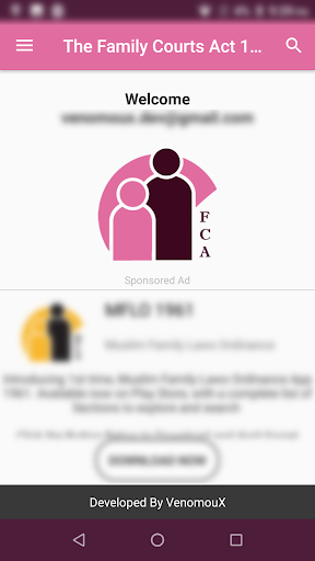 Android application FCA 1964 - Family Courts Act screenshort