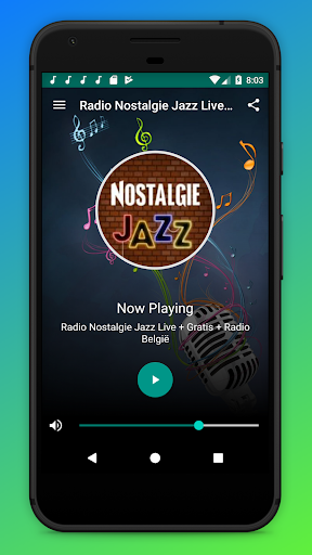 Android application Radio Nostalgie Jazz FM App screenshort