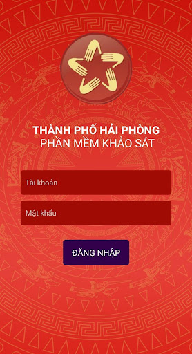 Android application Khảo sát sự hài lòng screenshort