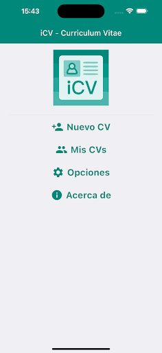 Vista previa de la aplicación