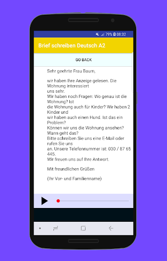 Brief schreiben Deutsch A2 Screen 2