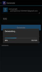 Contacts Generator