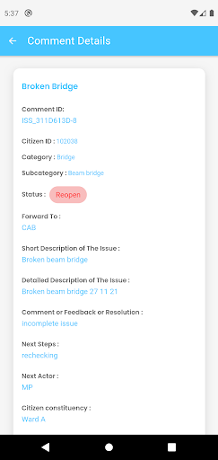 eDemocracy Tool Screen 3