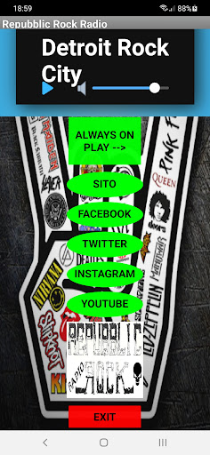 Repubblic Rock Radio Screen 3