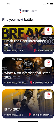 Battle Finder Screen 2