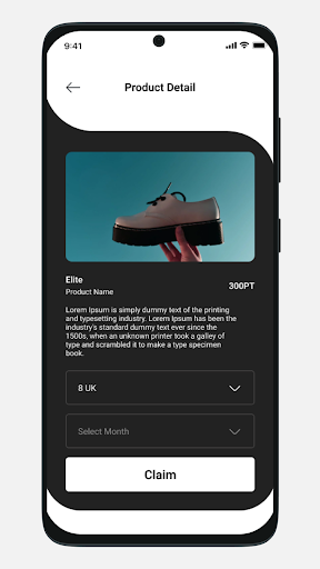 Android application Dazzle Fabrics screenshort