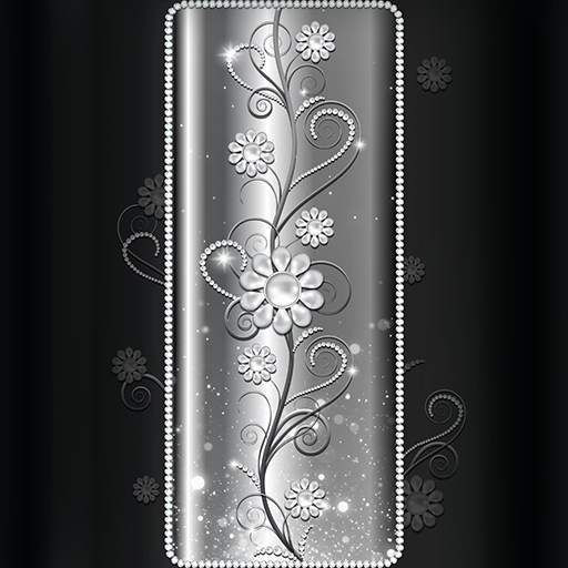 Wallpaper-Black Pearl Flower logo