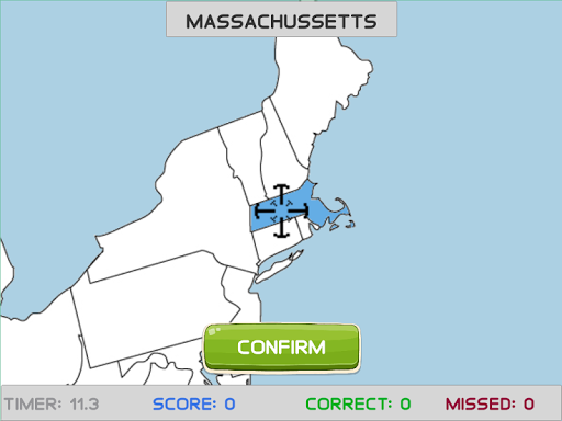 Geography Map Trainer Screen 3