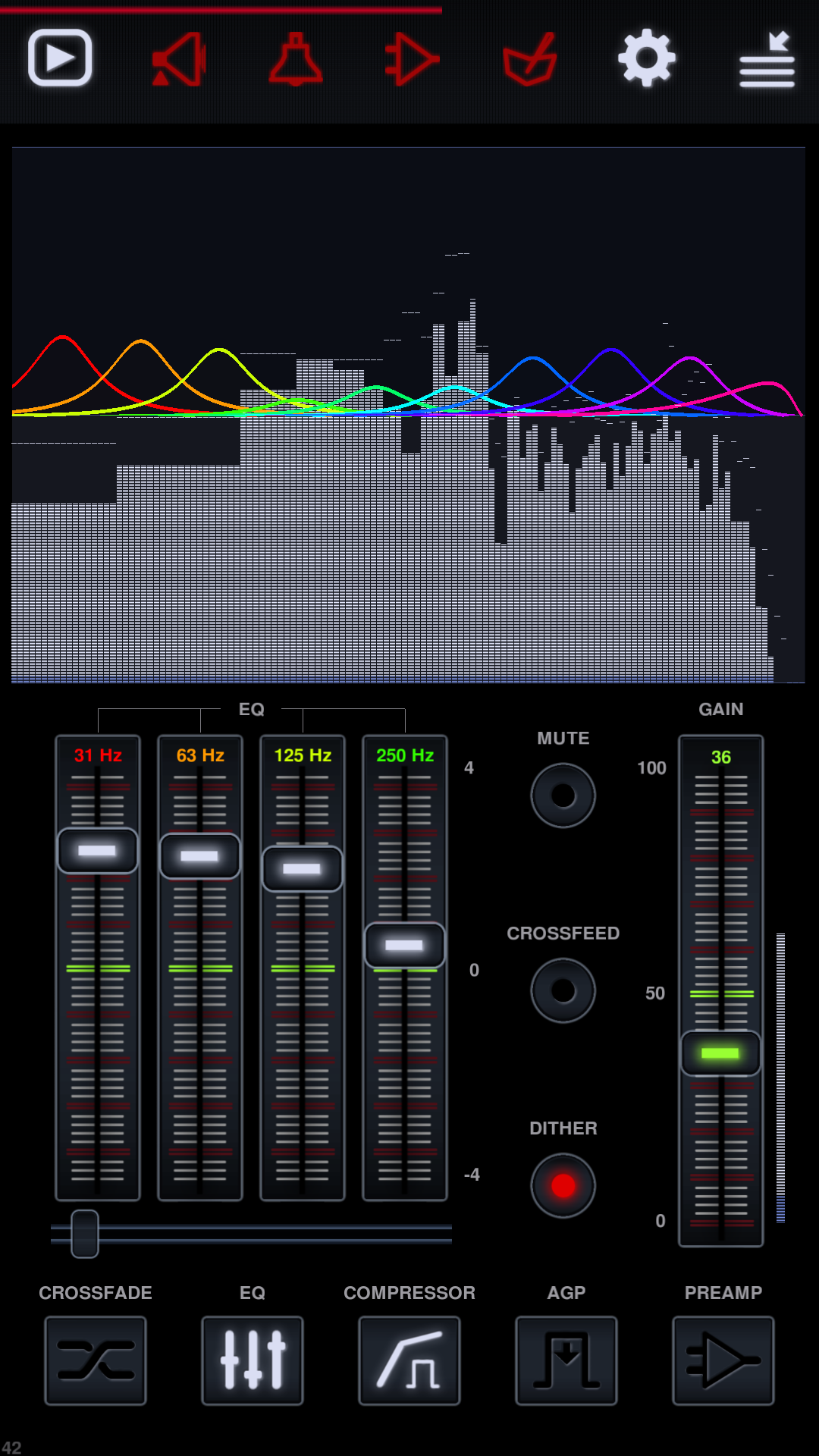 Android application Neutron Music Player screenshort