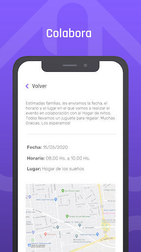 Android application Colegio San Luis Rey screenshort
