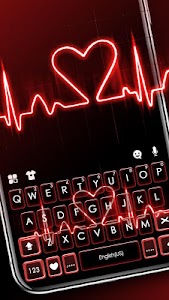 Red Heartbeat Keyboard Theme Unknown